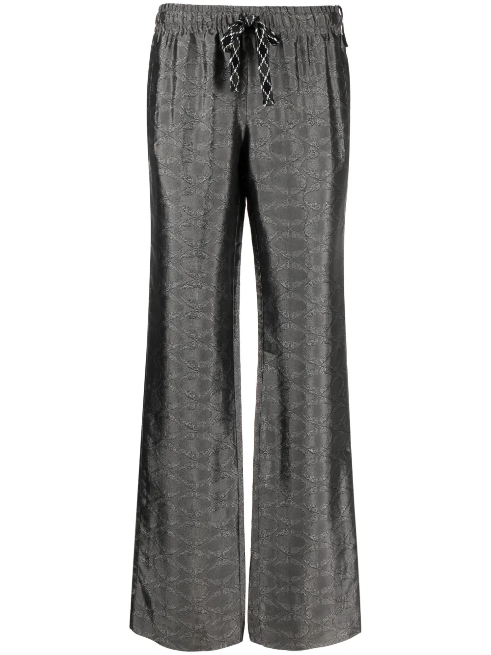 

Расклешенные брюки Pomy с жаккардовым узором Zadig&Voltaire, серый