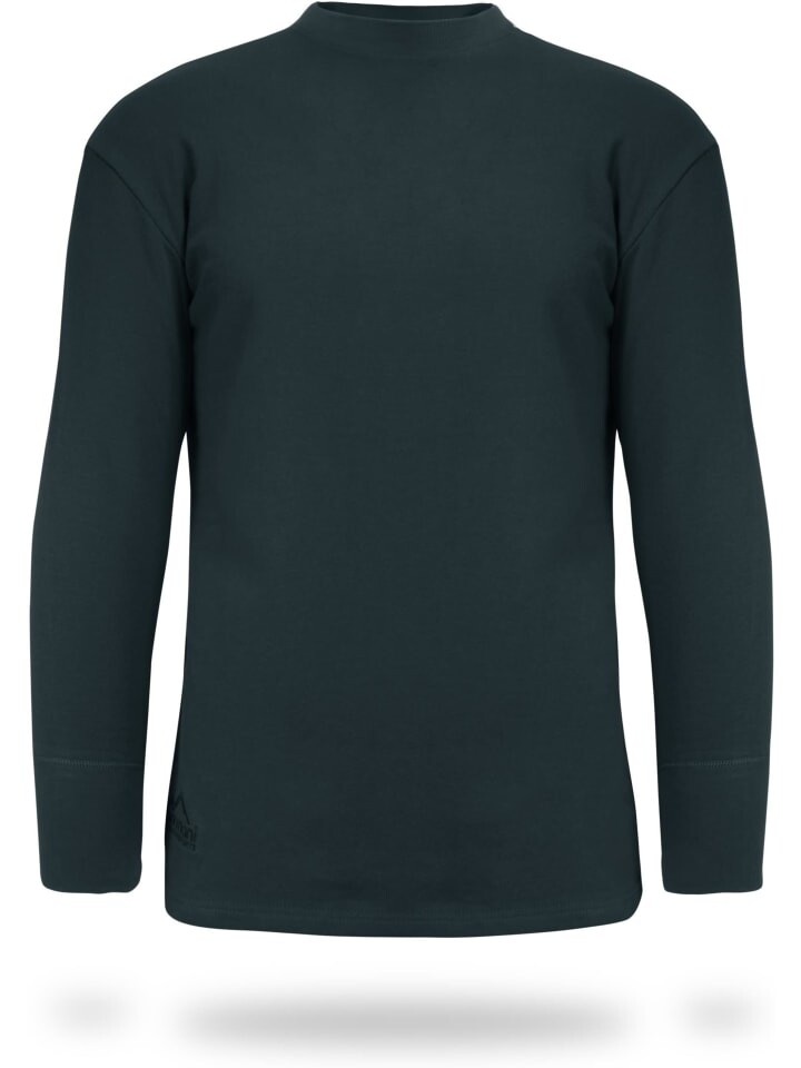 

Майка Normani Outdoor Sports Herren Winter Plüsch Langarm Shirt Mackenzie, черный