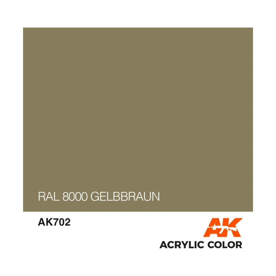 

Гельббраун, Paint - Brush and Airbrush Acrylic - Brown Colors (AK-Interactive)