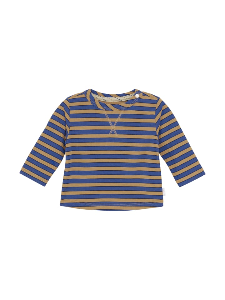 

Noppies Футболка с длинными рукавами Spicer в полоску, средне-коричневого цвета