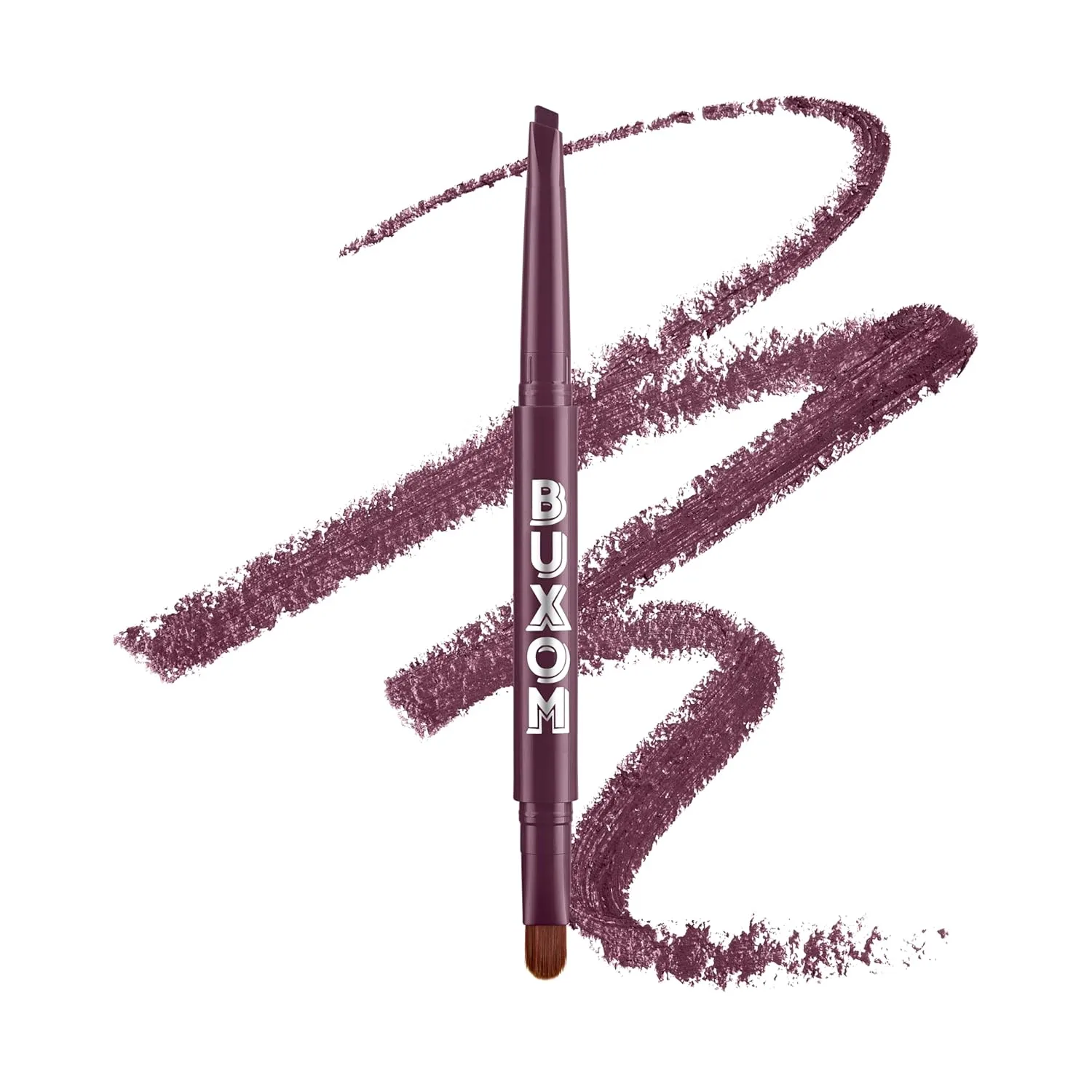 Карандаш для губ Buxom Power Line Plumping Lip Line, стойкий, водостойкий и выдвижной, увлажняющая формула с пептидами и витамином Е, матовое покрытие, не тестируется на животных, не требует заточки., AE Dolly Deep (Blackened Plum Mauve)