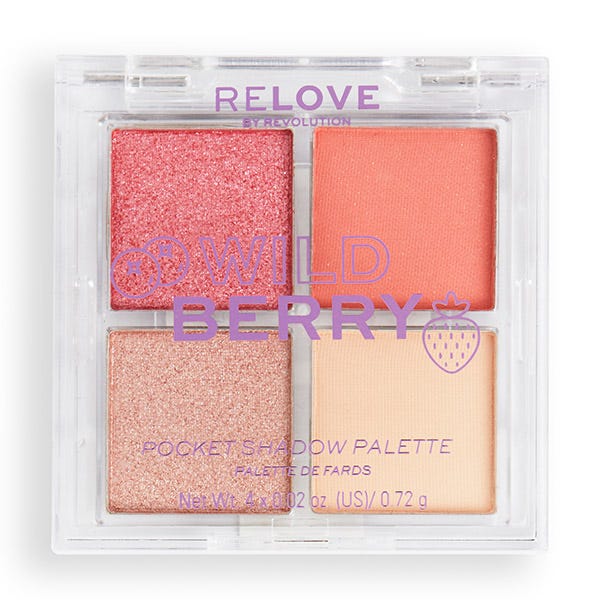 

Палитра теней для век RELOVE Pocket Shadow Palette, Wild Berry