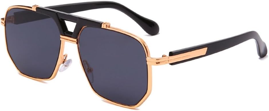 

MUTYNE Модные роскошные ретро-солнцезащитные очки большого размера для мужчин. Классические элегантные очки для вождения и рыбалки, с защитой от УФ-излучения UV400, C1