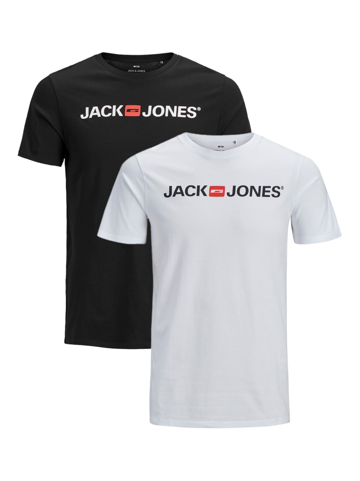 

Футболка Jack & Jones, цвет schwarz/weiß