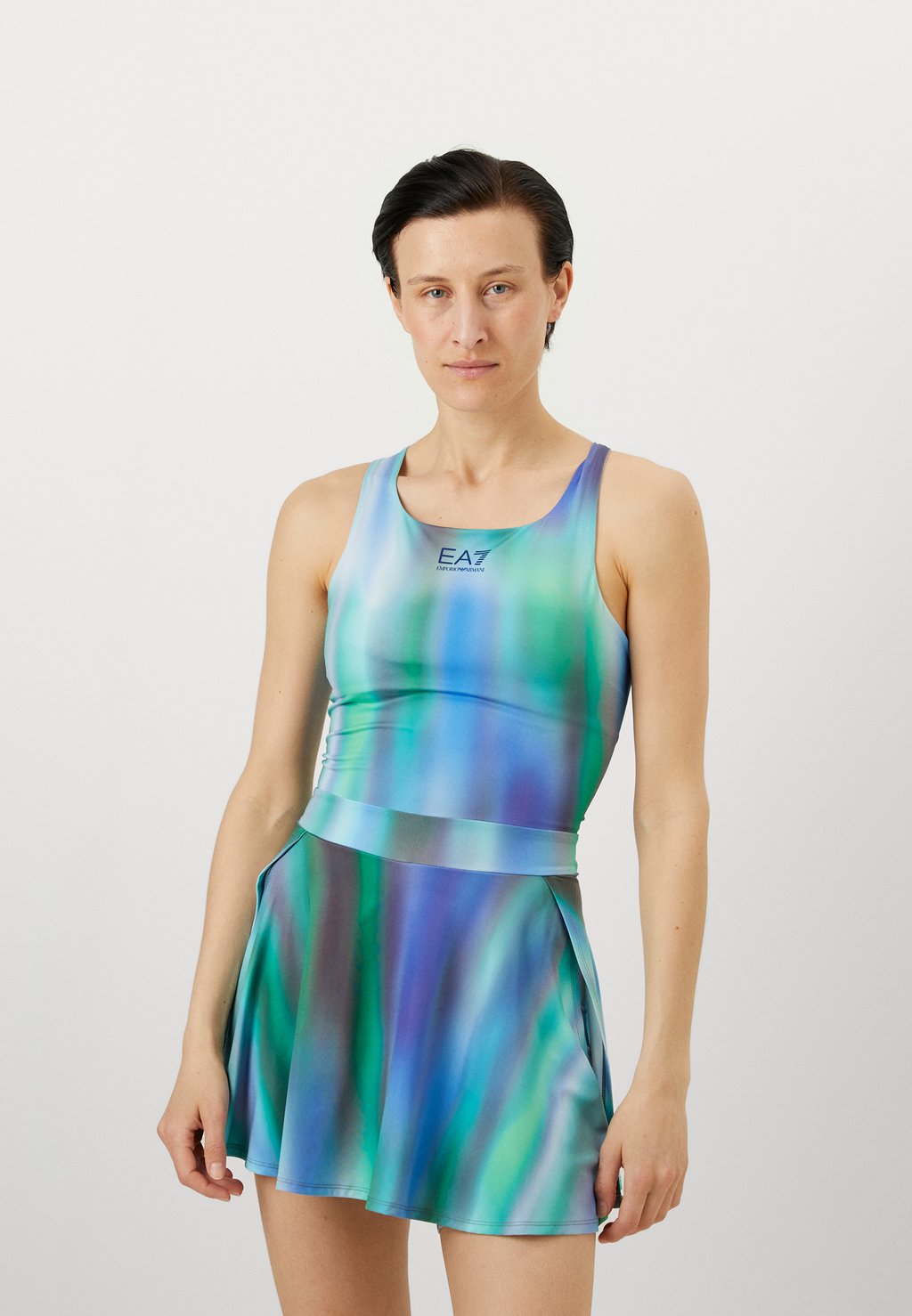 

Спортивное платье TENNIS PRO FREESTYLE DRESS EA7 Emporio Armani, мультиколор