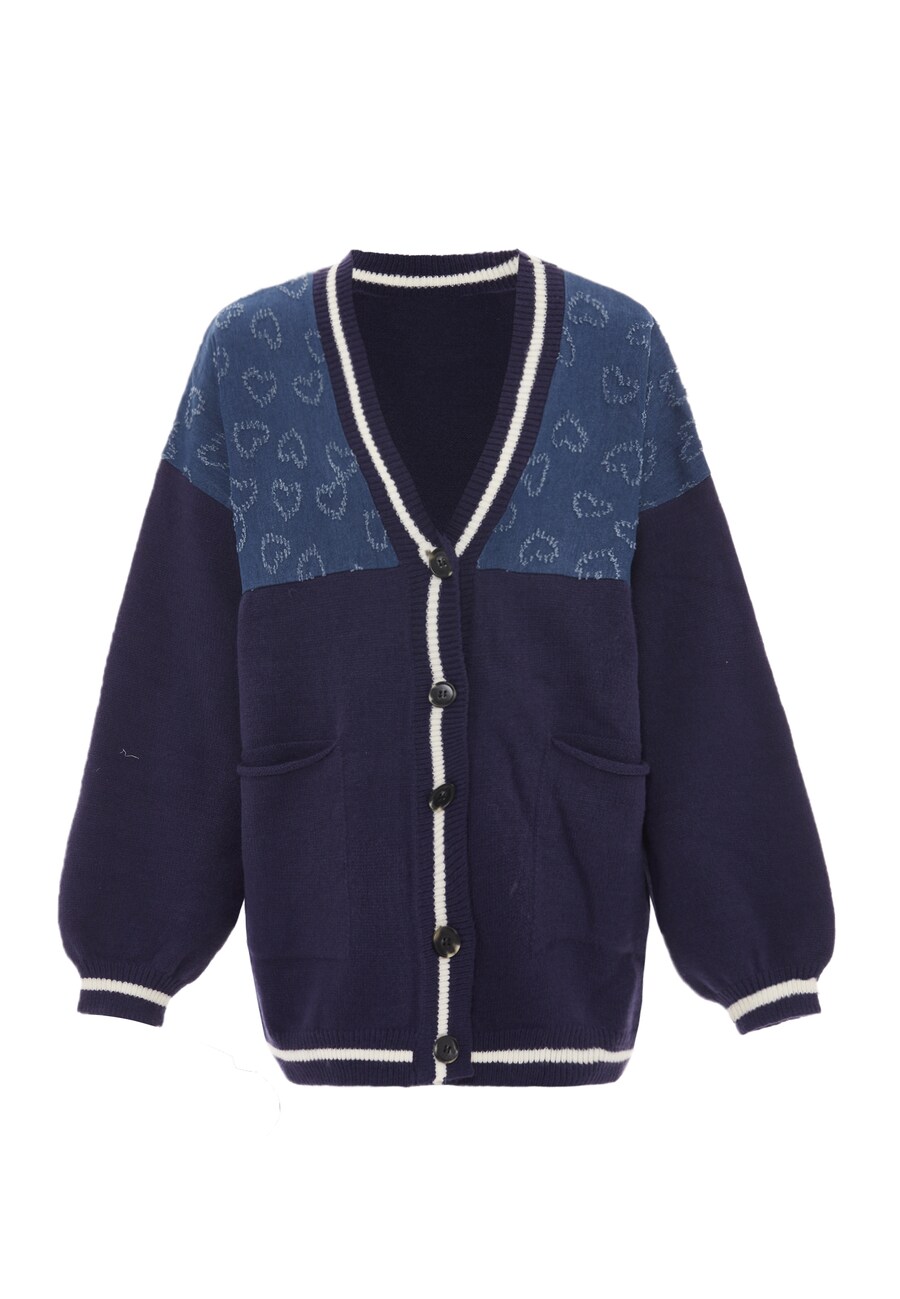 

Вязаный кардиган SANIKA, цвет Blue/Opal/Dark blue