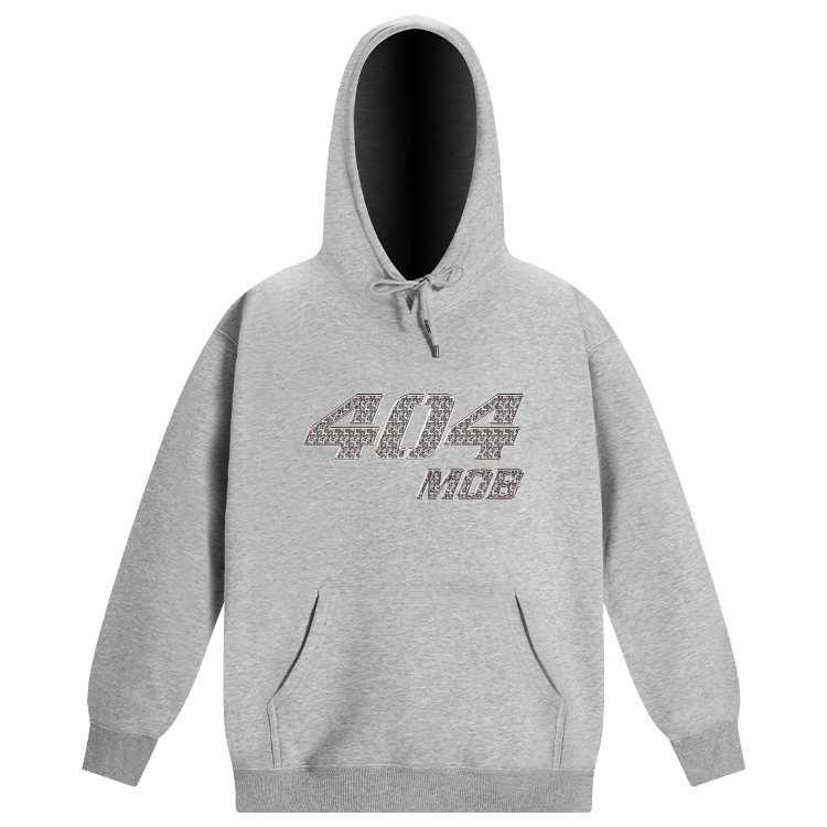 

Унисекс свитшот 404MOB GANG, серый