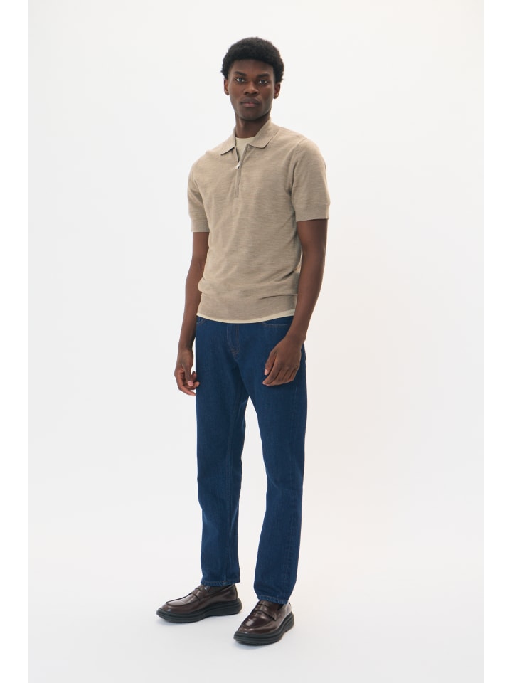 

Свитер прямого кроя MAPolo цвета хаки-меланж Matinique