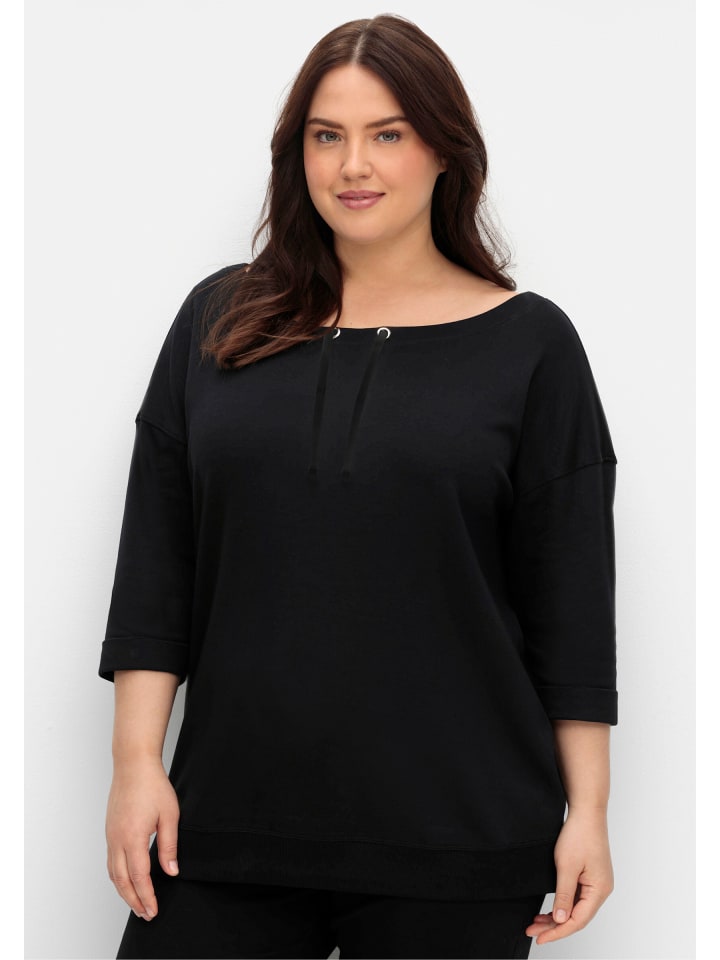 

Толстовка sheego, черный