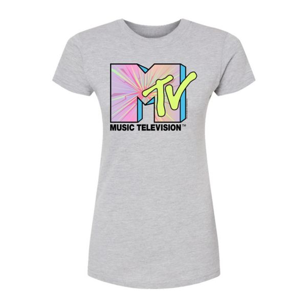 

Футболка с принтом MTV Club для юниоров Licensed Character, серый