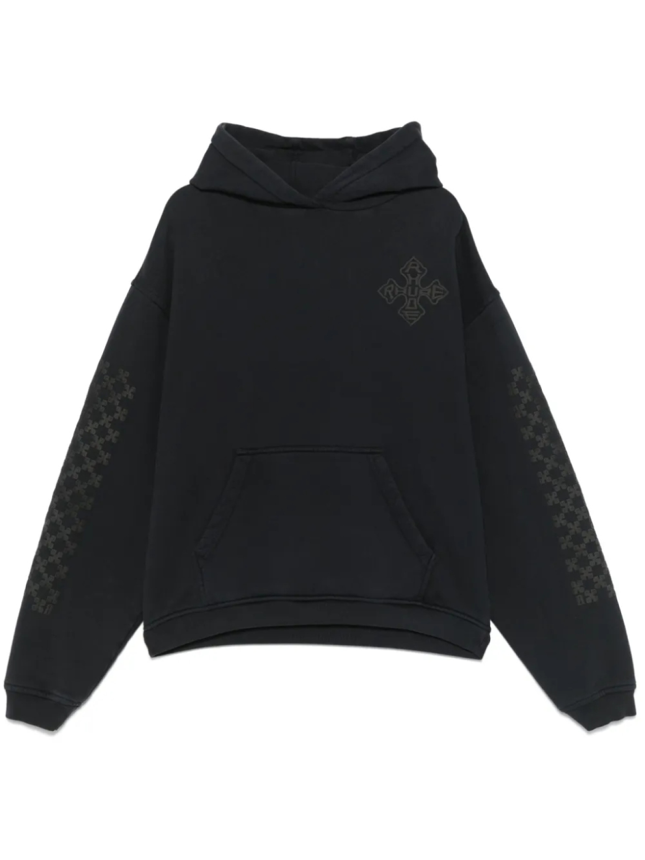

Толстовка с капюшоном RHUDE с перекрестным логотипом, черный