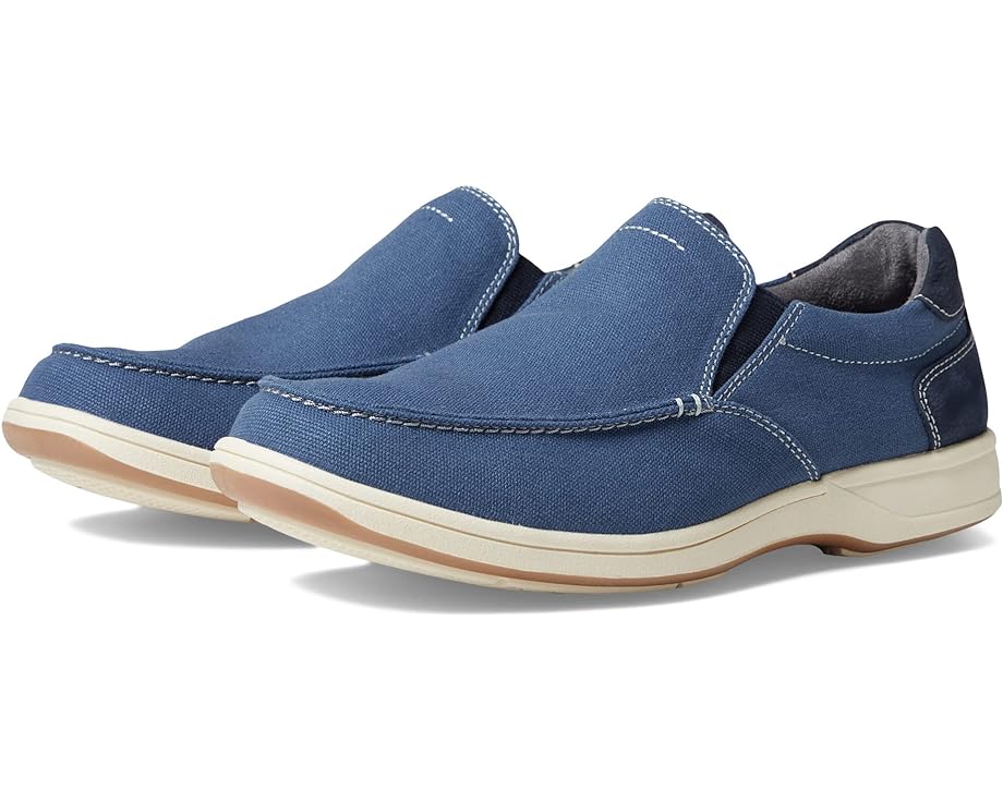 

Лоферы Florsheim Lakeside Canvas Moc Toe Slip-On, цвет Navy Nubuck