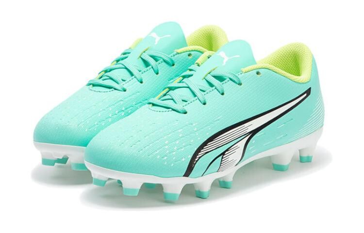 Футбольные бутсы Puma Ultra Play Kids для детей, Mint Green — фото 3