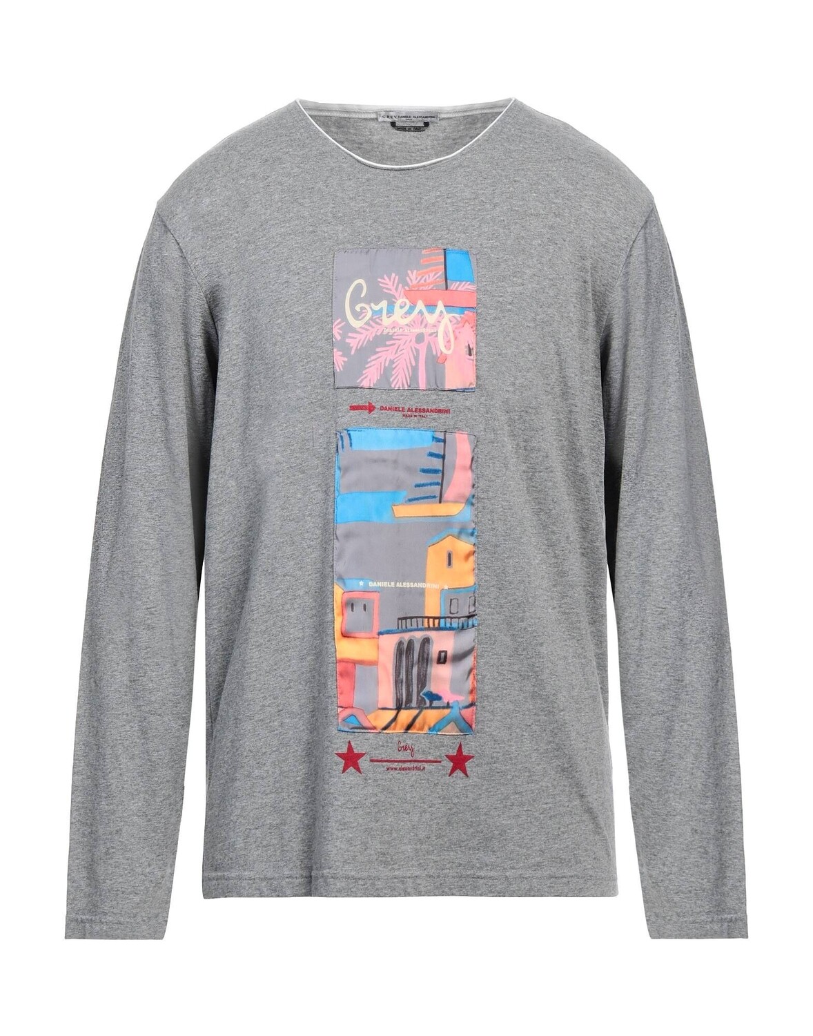 

Футболка Daniele Alessandrini, светло-серый