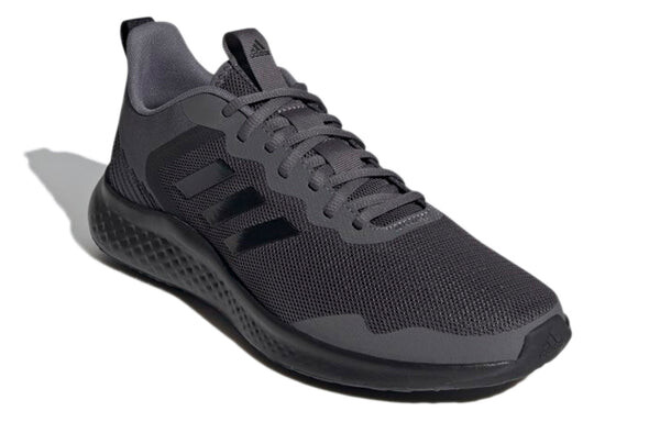 Кроссовки adidas Fluidstreet 'Gray Black', серый — фото 3
