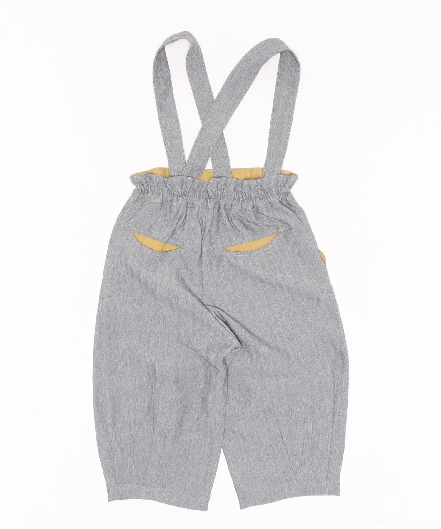 Детские штаны с эластичной резинкой Stretch Herringbone Pants Zuppa di Zucca серые — фото 2