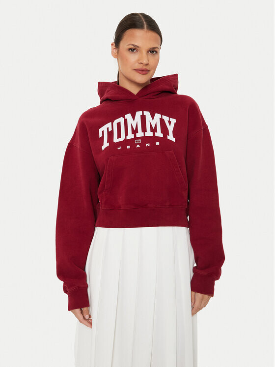

Толстовка свободного кроя Tommy Jeans, красный