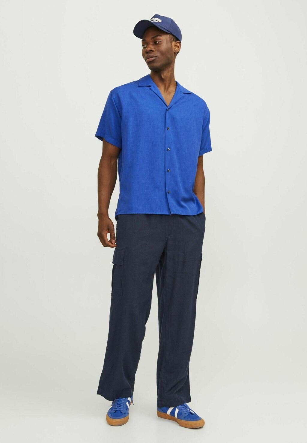 

Брюки карго Jpstbill Jjnate Jog Jack & Jones, темно-синие