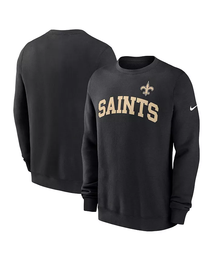 

Мужской черный свитшот New Orleans Saints Club Nike