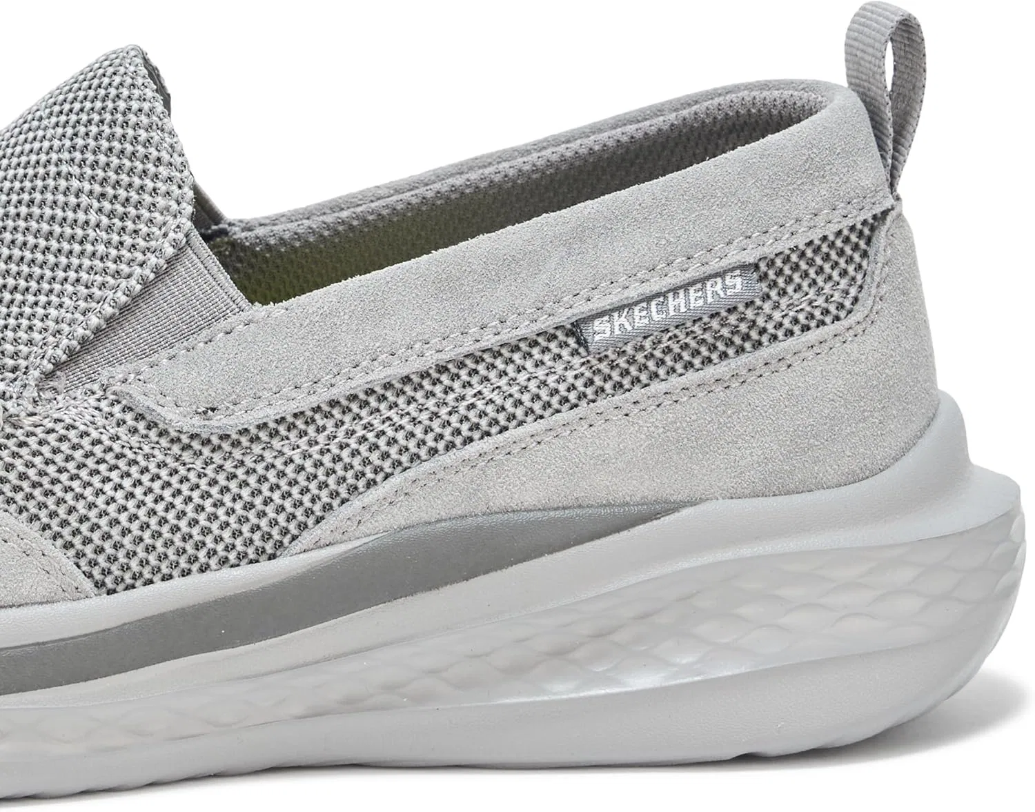 Skechers USA Мужские мокасины Slade-Munson Skechers USA Men's, Gray — фото 4