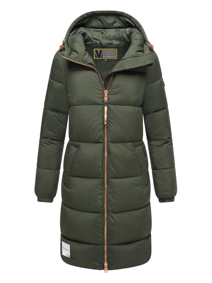 

Пуховик Marikoo, цвет dark olive