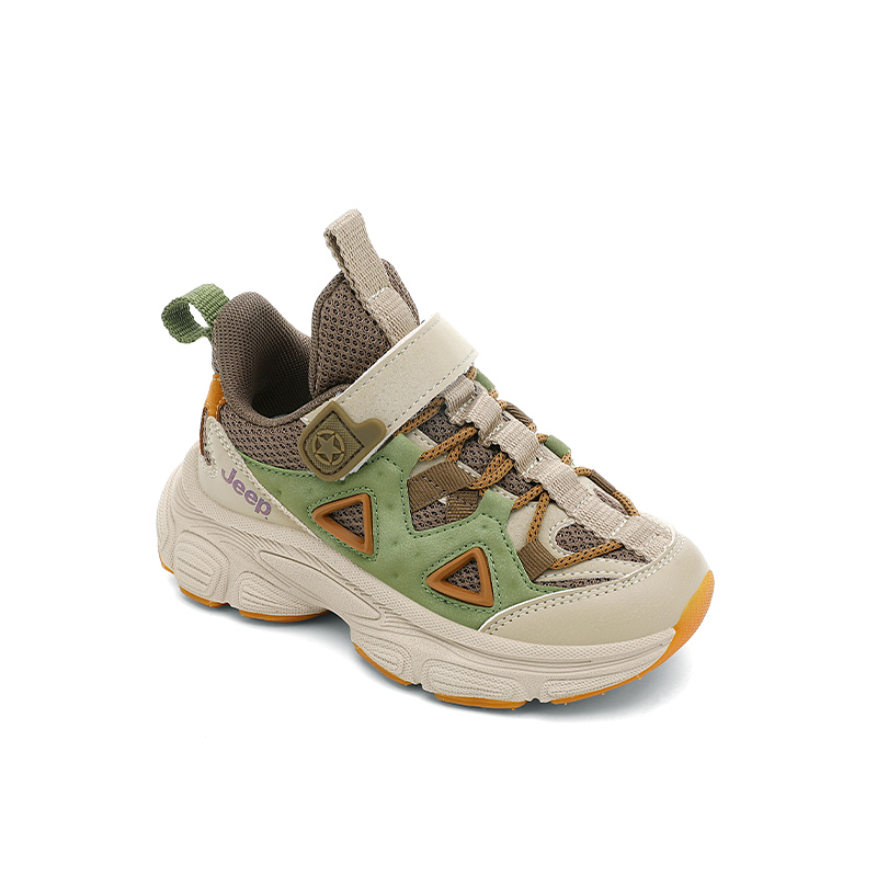 Jeep Детские кроссовки для бега Outdoor Sports Low top цвета хаки — фото 3