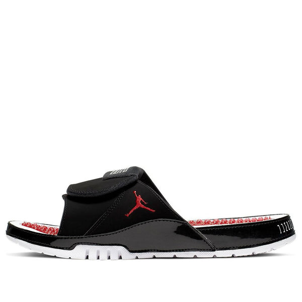 

Тапочки hydro 11 'bred white' Air Jordan, черный