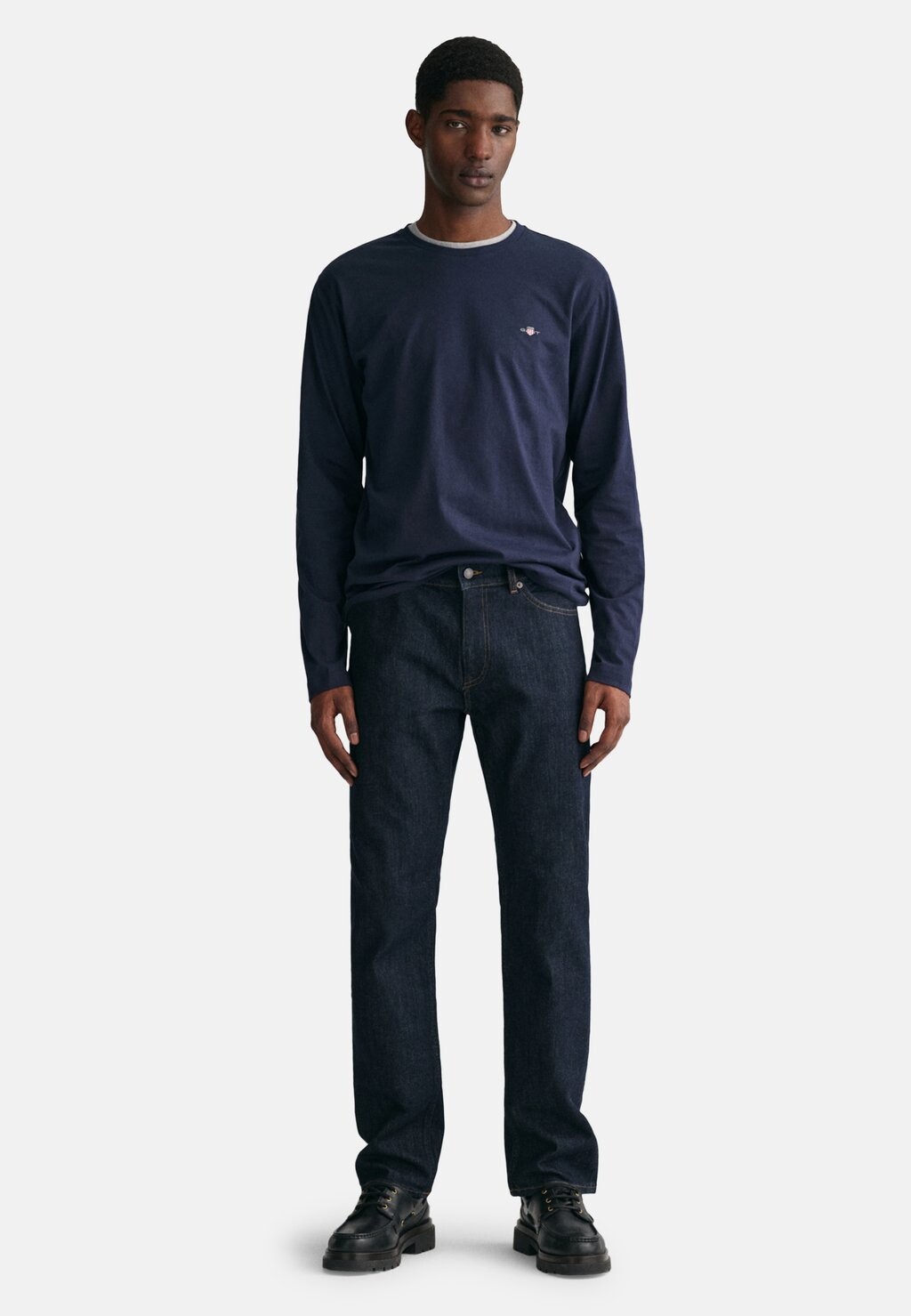 

Джинсы прямого кроя Regular GANT, темно-синие