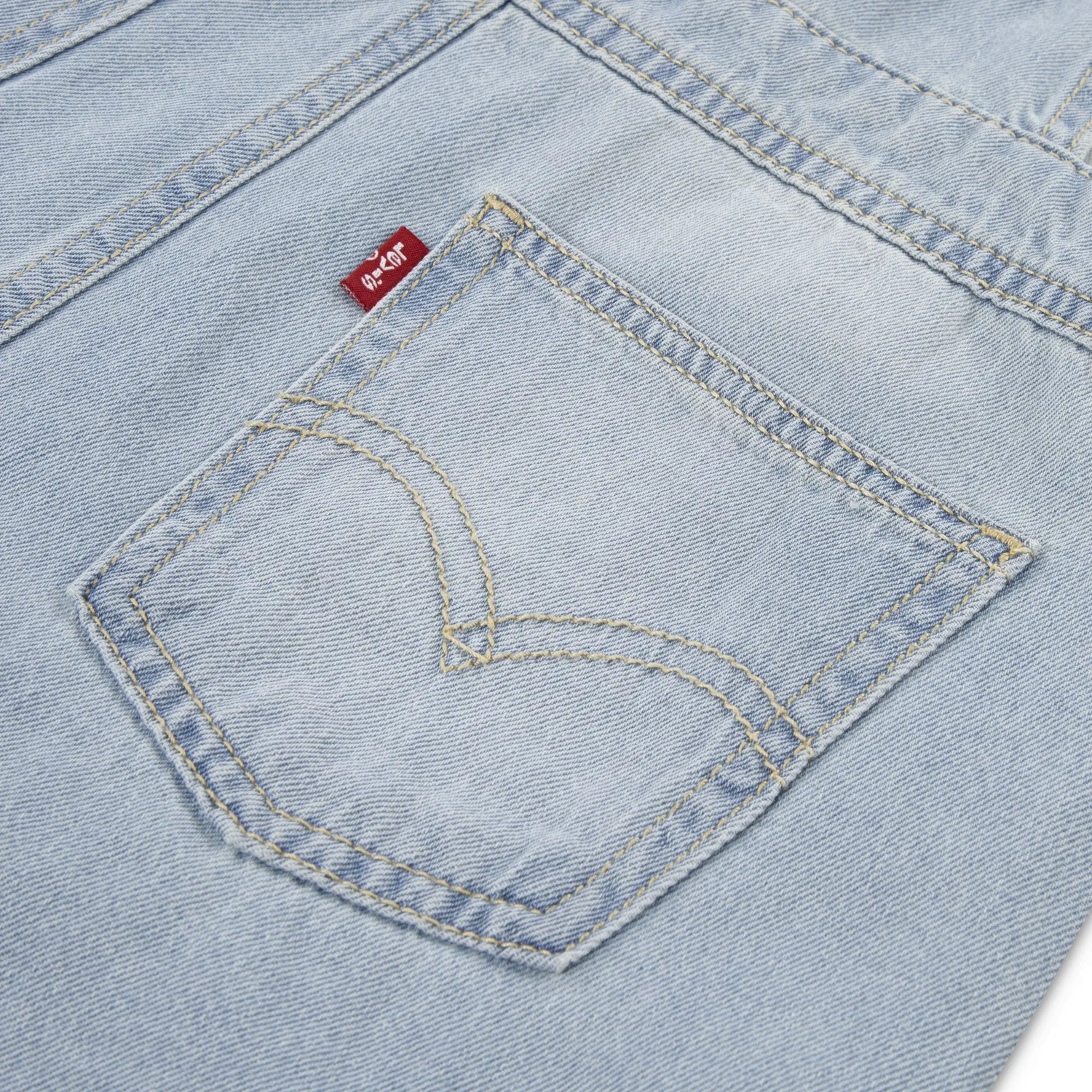 Комбинезон с узлом на бретелях для девочек 7-16 лет Levi's, Light Wash — фото 4
