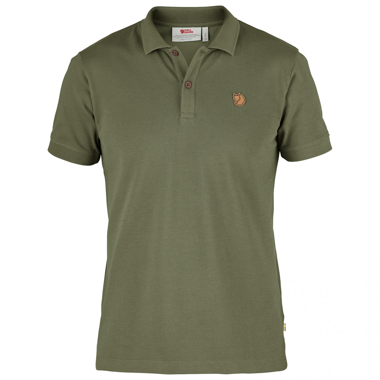 

Рубашка поло Fjällräven Övik Polo Shirt, зеленый