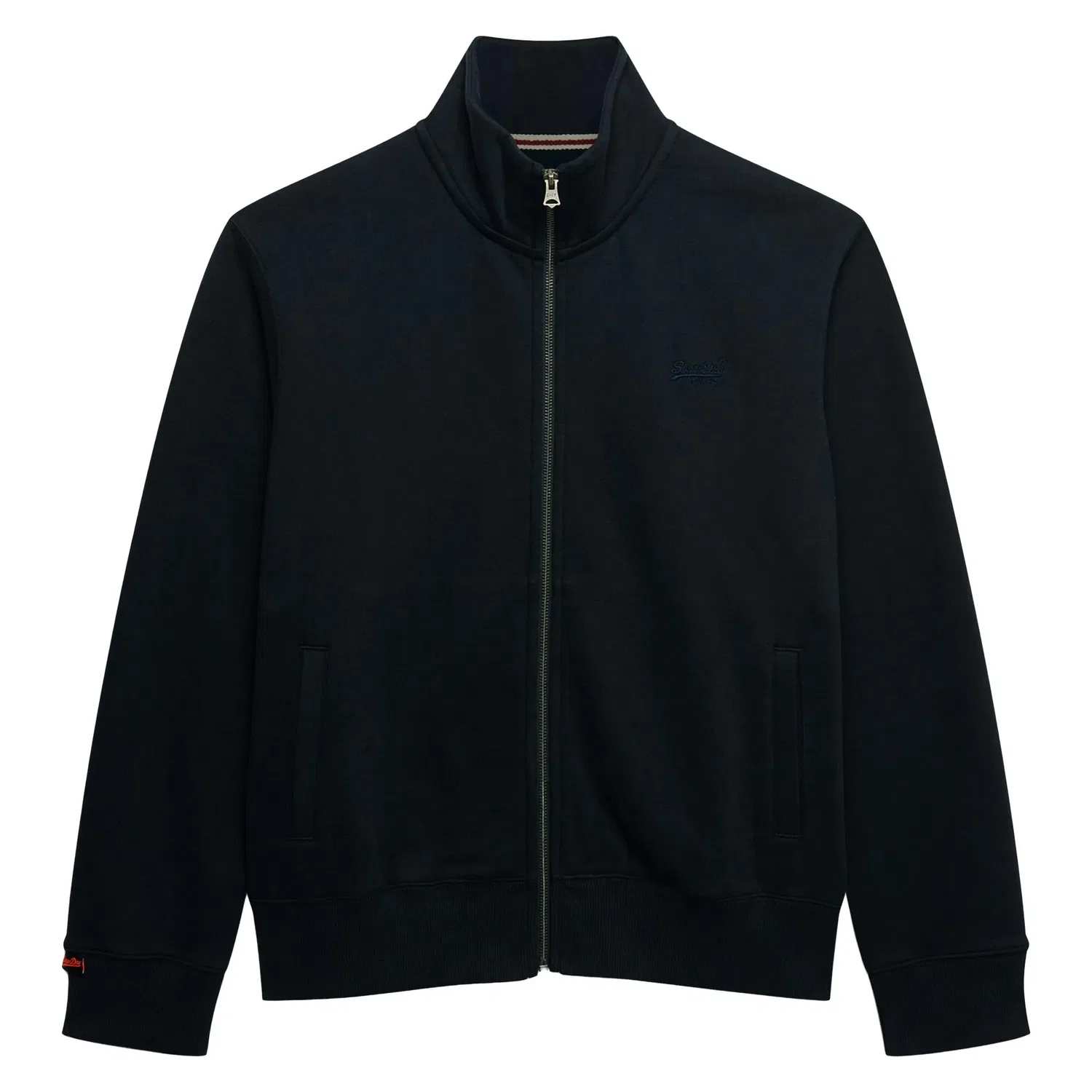 Спортивная куртка, большие размеры, Superdry, темно-синий