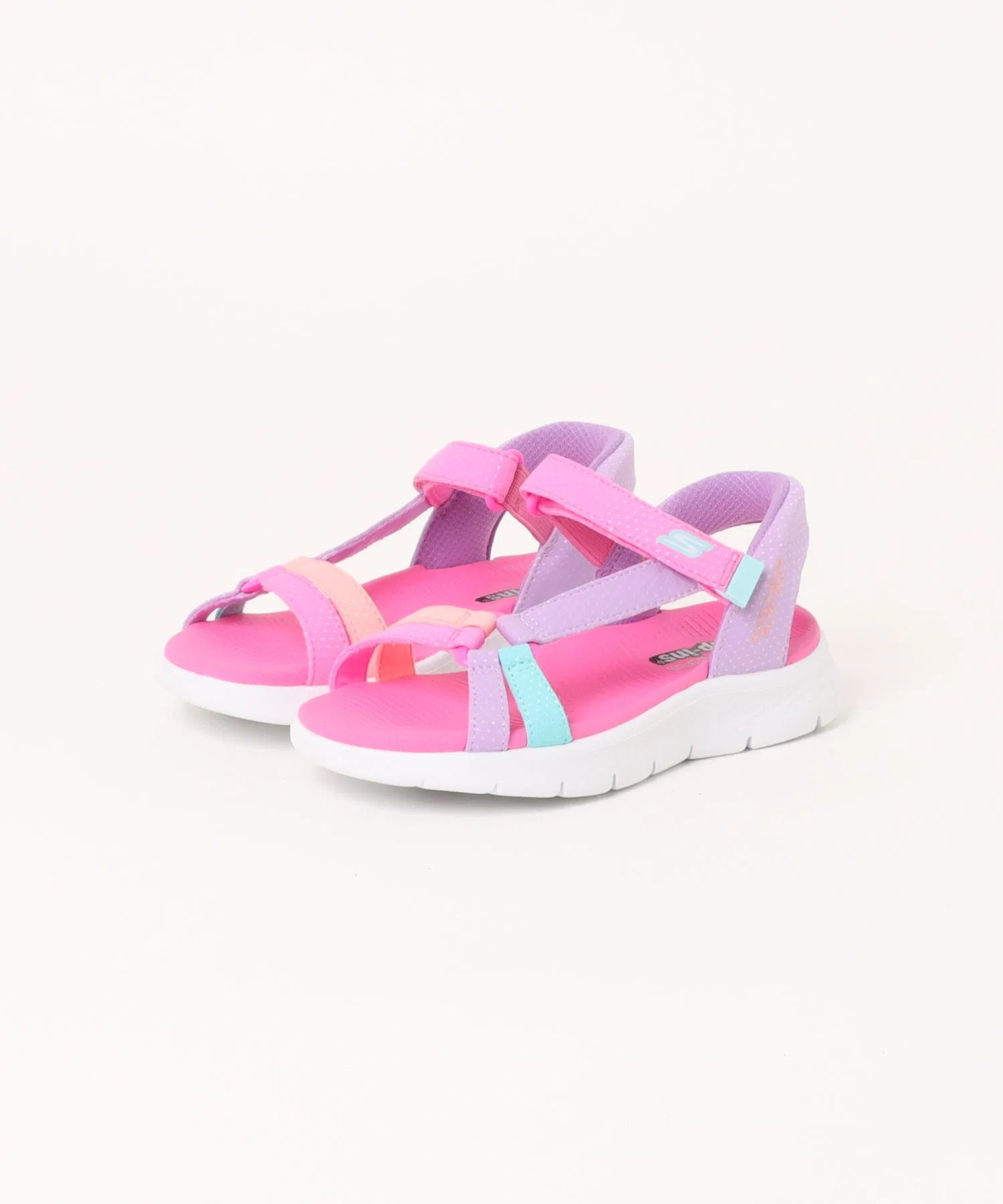 Детские спортивные сандалии SKECHERS Slip-ins: Go Walk Flex разноцветные