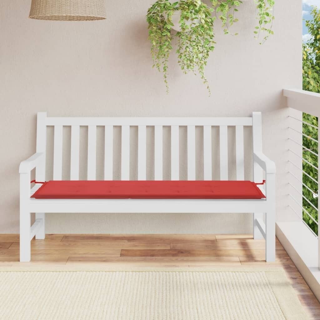 

VidaXL Подушка для садовой скамейки Красный 150x50x3 см Ткань Оксфорд - Подушка для садовой скамейки - Подушки для садовой скамейки - Подушка для садовой скамейки - Подушка для сиденья садовой скамейки