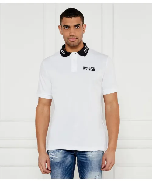 

Футболка поло Regular fit Versace Jeans Couture, белый