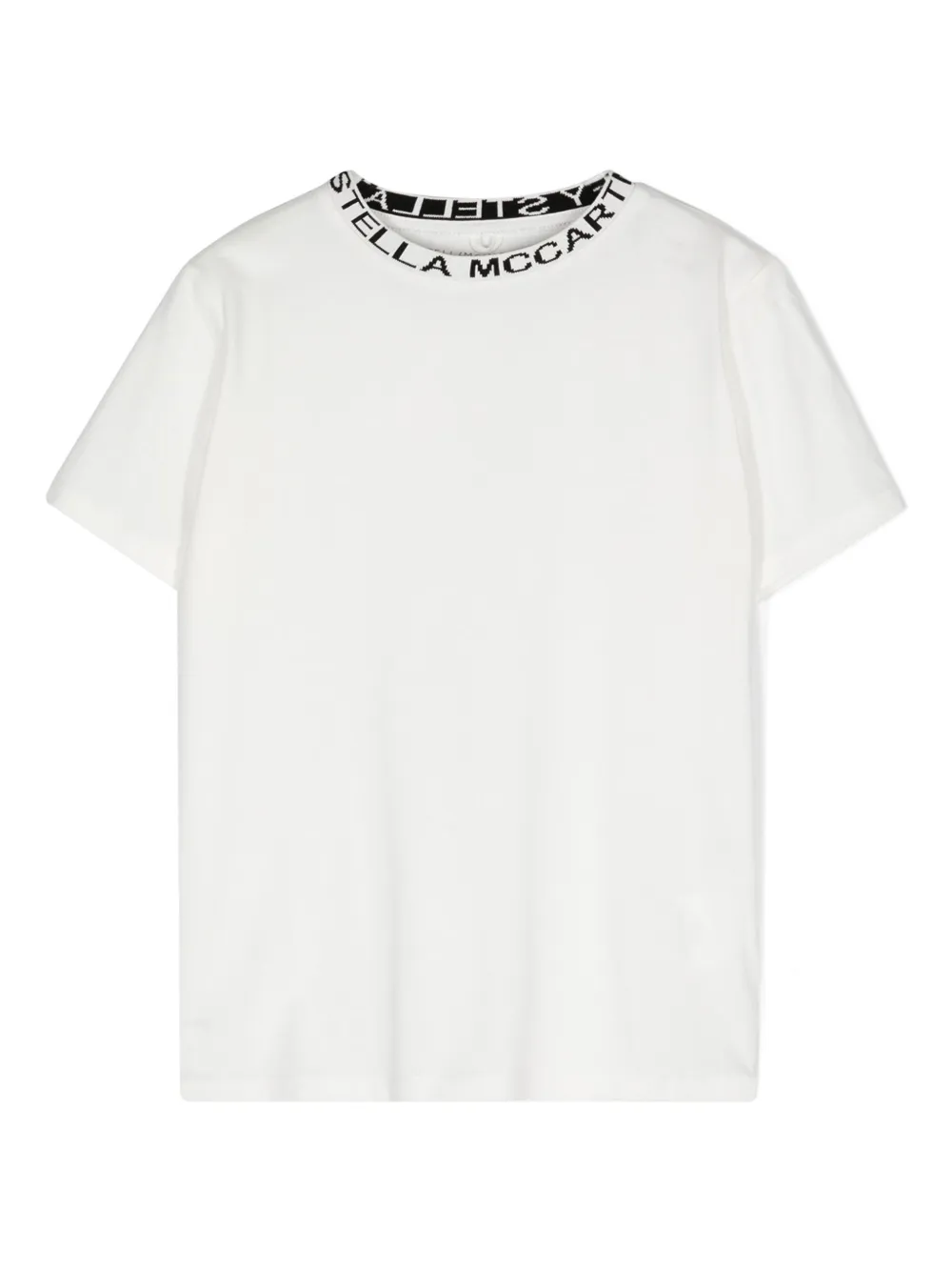 

Футболка с вышитым логотипом Stella McCartney Kids, белый