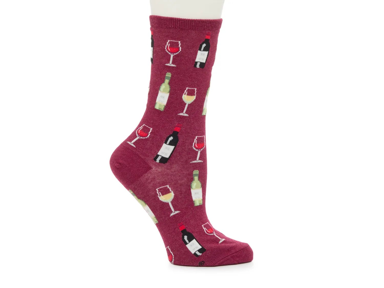 

Носки Socksmith Fine Wine Women's Crew Socks, Red Heathered