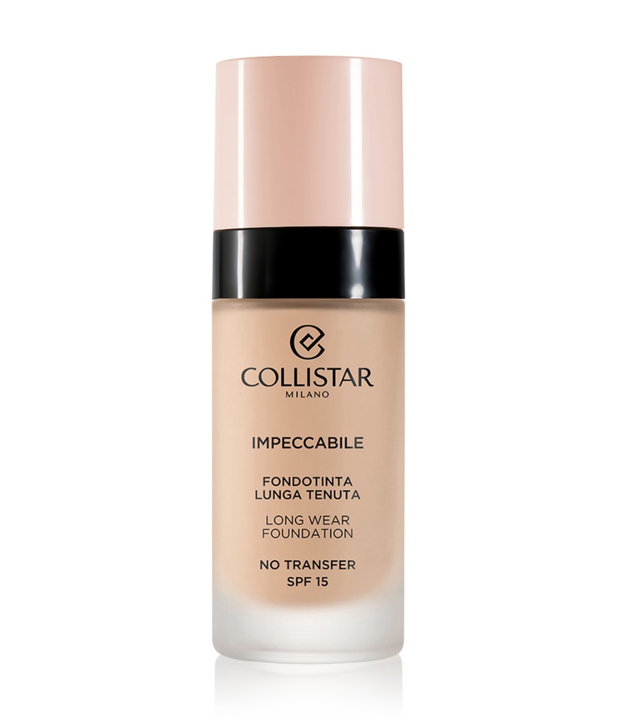

Жидкая основа Collistar Make-Up Impeccabile Long Wear Foundation Spf 15, Beige Rosato, 30 ml