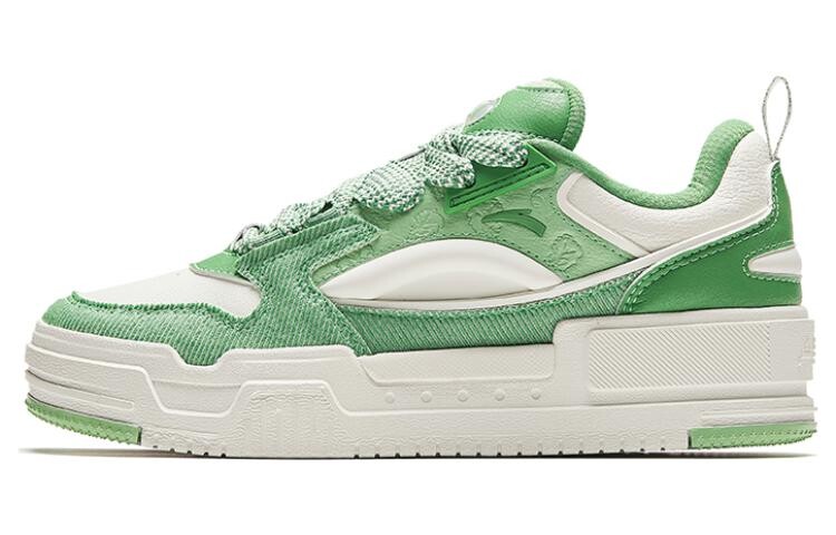 

Кроссовки ANTA Skateboarding Shoes Women's Low-top White/Green, зеленый