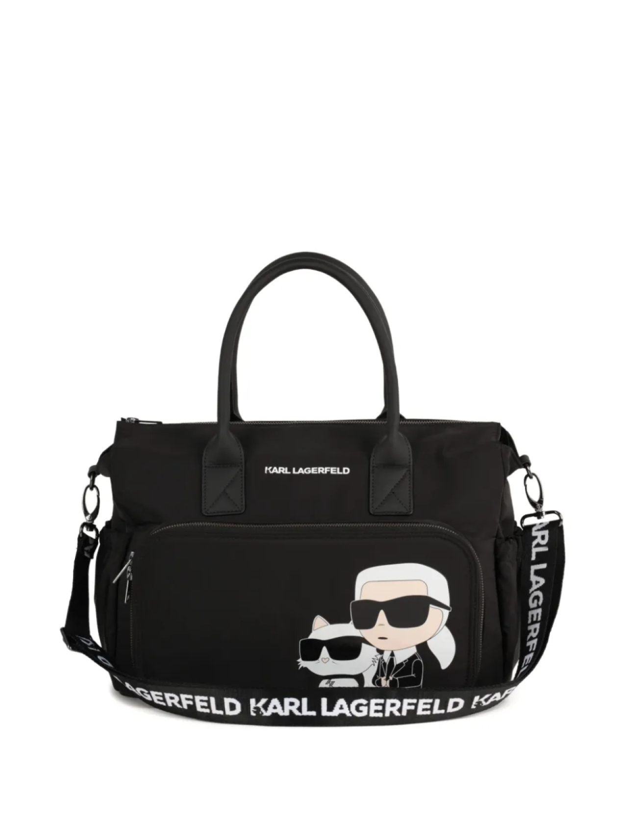 

Сумка для пеленания Ikonic и Choupette Karl Lagerfeld Kids, черный