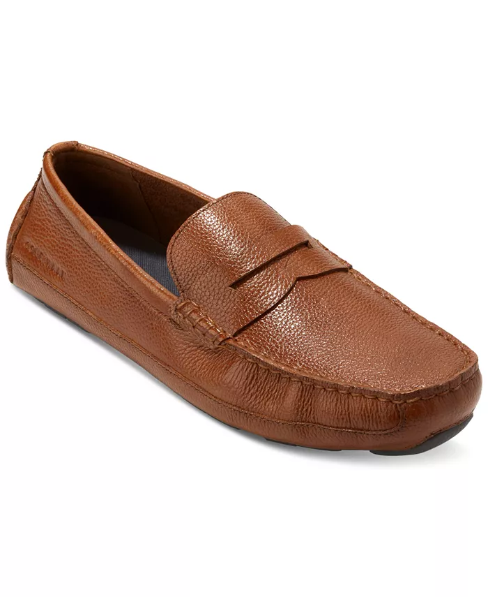 

Мужские лоферы Wyatt Slip-On Penny Drivers Cole Haan, коричневый