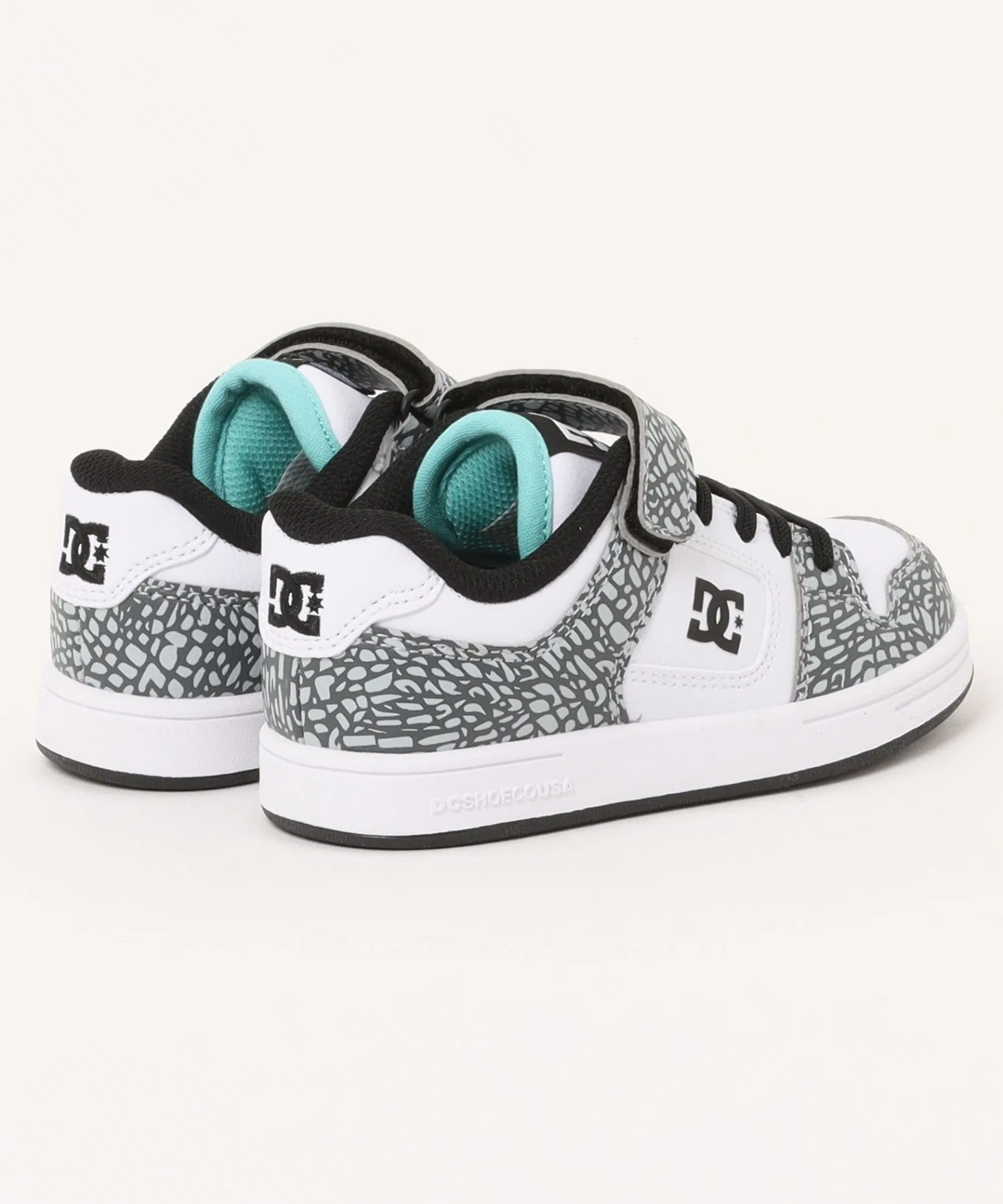 Детские кроссовки DC SHOES MANTECA 4 V SN белые с серым — фото 2