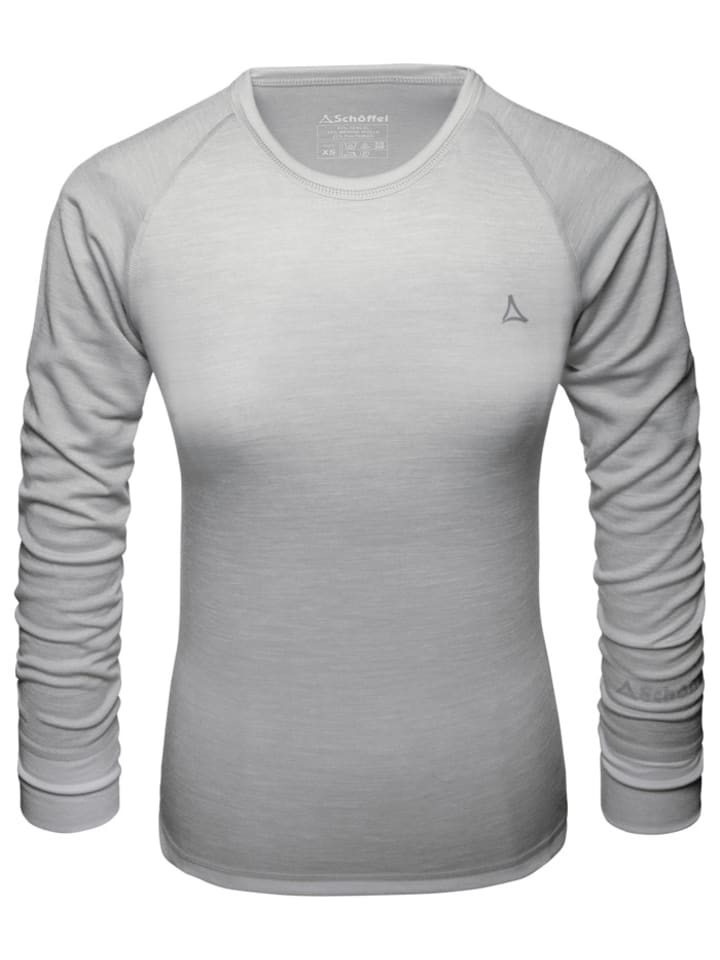 

Рубашка Merino Sport Shirt 1/1 Arm W цвета опаловый серый Schöffel