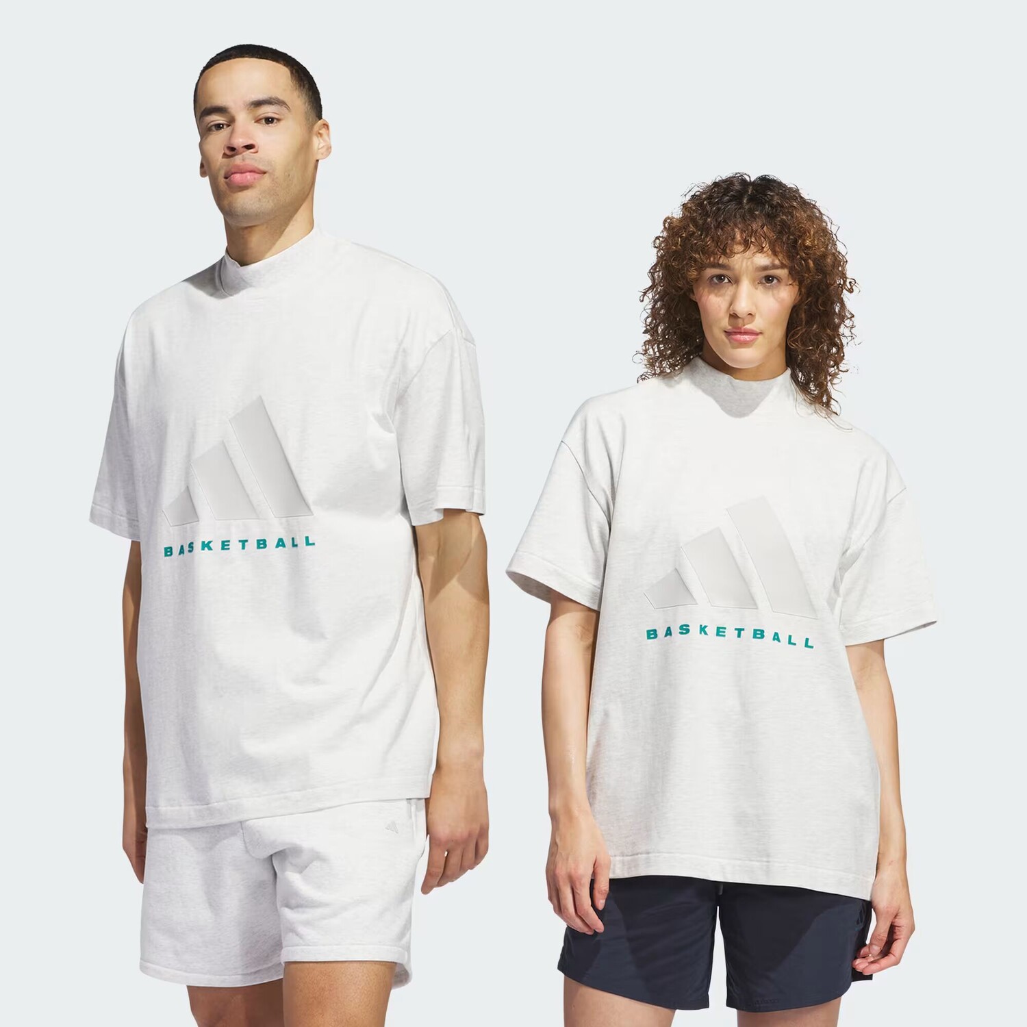 

Баскетбольная футболка Adidas, цвет Grey One Mel