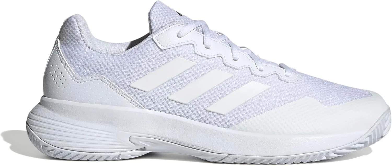 Мужские теннисные кроссовки Adidas Gamecourt 2.0, Ftwr White Ftwr White Matte Silver — фото 3