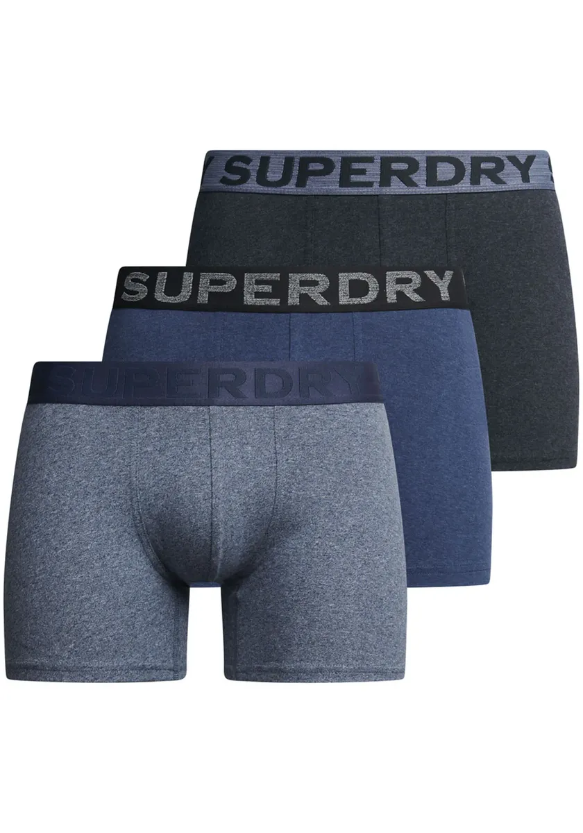 

Трусы-боксеры Superdry "BOXER TRIPLE PACK" (упаковка, 3 шт.), синий