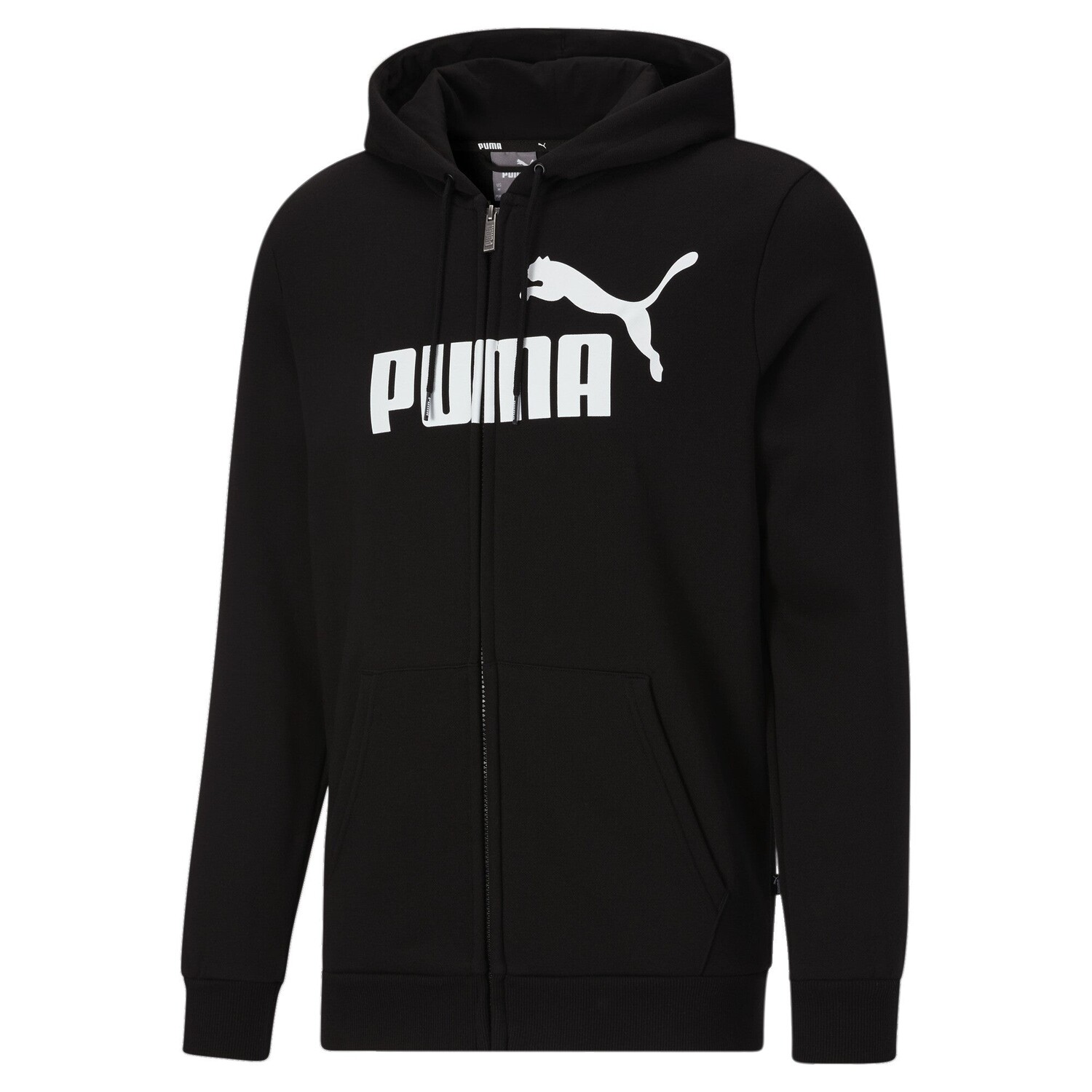 

Мужская толстовка PUMA Essentials, цвет Cotton Black/White