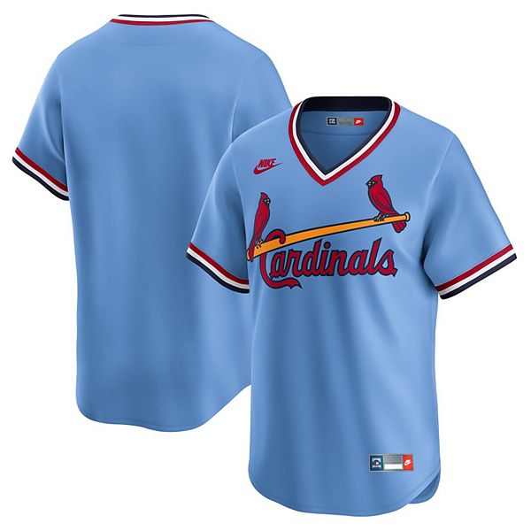

Мужская футболка St Louis Cardinals Cooperstown Collection Limited цвета светлого голубого Nike