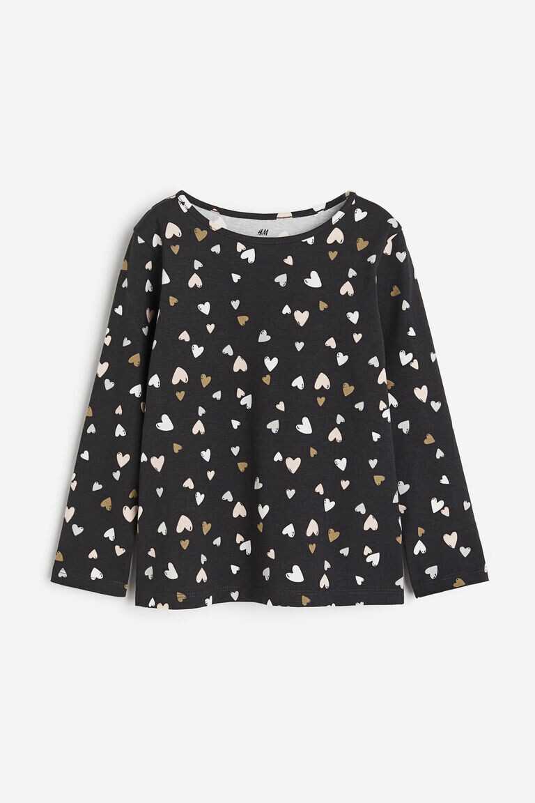 

Топ из джерси с принтом H&M, серый