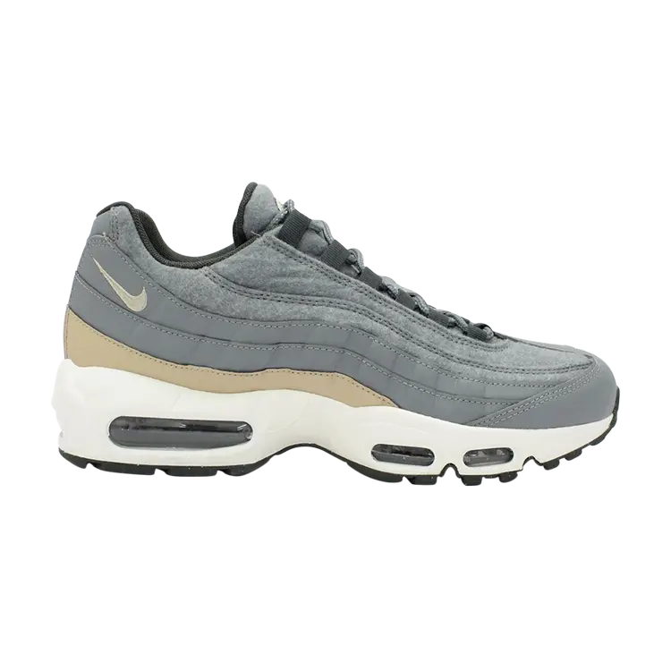 

Кроссовки Nike Air Max 95 Premium 'Wool Grey', серый