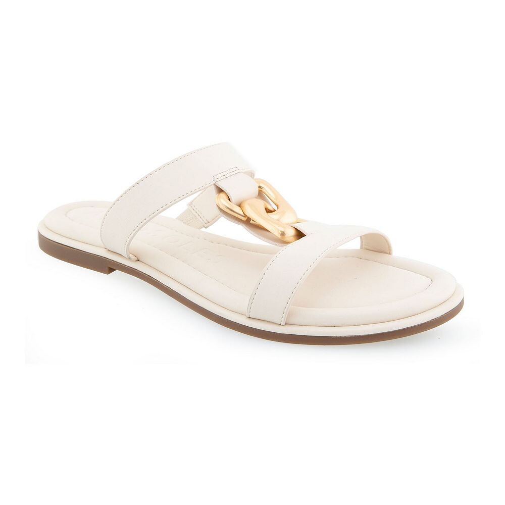 

Женские шлепанцы на плоской подошве Aerosoles Geraldine, цвет Eggnog Pu Leather